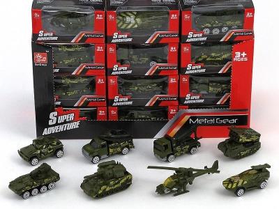 Opakowanie Pojazd wojskowy metalowy 1:64 MIX