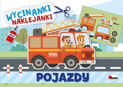 Okładka książki Pojazdy. Wycinanki naklejanki