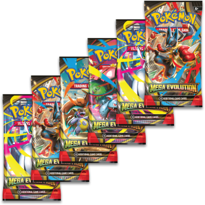 Pokemon TCG: Mega Evolution - Booster. Wydawca: The Pokemon Company International. SmakLiter.pl Opakowanie Pokemon TCG: Mega Evolution - Booster