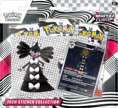 Opakowanie Pokemon TCG: Scarlet & Violet - White Flare - Tech Sticker - Gothitelle