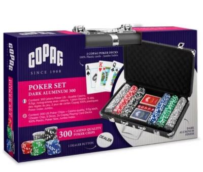 Poker Copag Set 300 żetonów. Wydawca: Cartamundi. SmakLiter.pl Opakowanie Poker Copag Set 300 żetonów