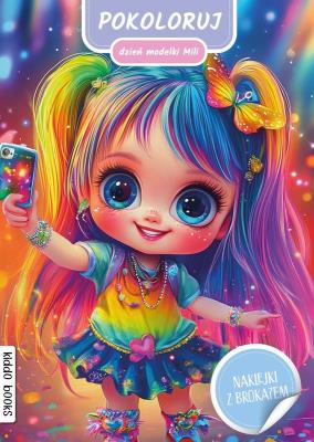 Okładka książki Pokoloruj dzień modelki Mili