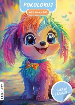 Okładka książki Pokoloruj dzień pieska Belii