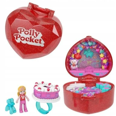 Opakowanie Polly Pocket 80-lecie Rocznicowy z pierścionkiem