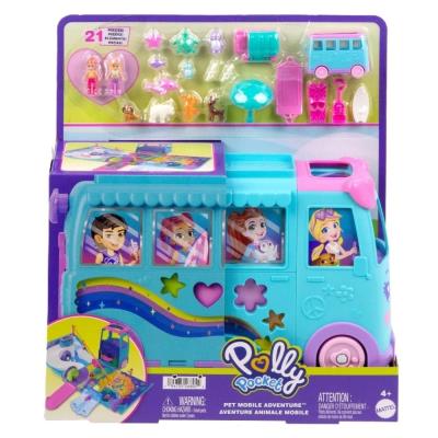 Opakowanie Polly Pocket. Podróżny van Kamper z transformacją