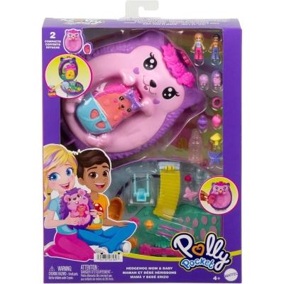 Opakowanie Polly Pocket Rodzina Jeżyków Kompaktowa Torebka