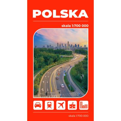 Okładka książki Polska 1:700 000