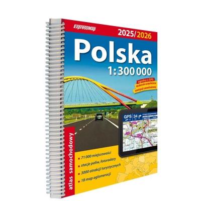Opakowanie Polska atlas samochodowy 1:300 000