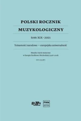 Okładka książki Polski Rocznik Muzykologiczny T.19 2021