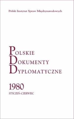 Okładka książki Polskie Dokumenty Dyplomatyczne 1980 styczeń...