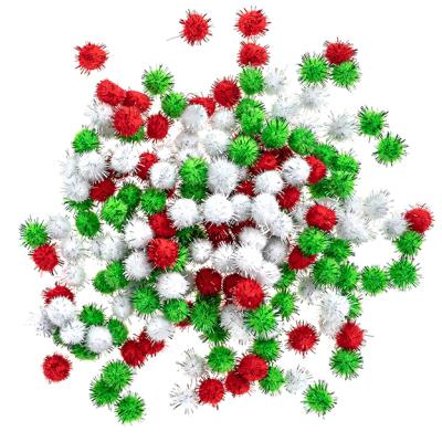 Opakowanie Pompony poliestrowe metalizowane 15mm 200szt