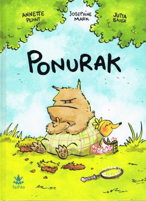 Ponurak. Autor: Annette Pehnt, Jutta Bauer. SmakLiter.pl Okładka książki Ponurak