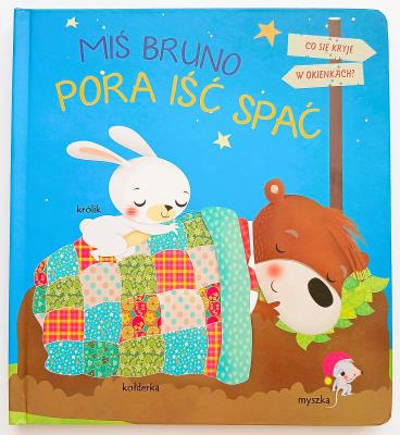 Okładka książki Pora iść spać. Miś Bruno
