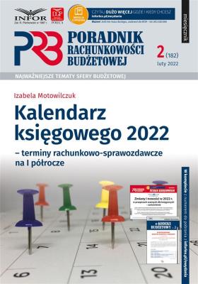 Okładka książki Poradnik Rachunkowości Budżetowej 2/2022