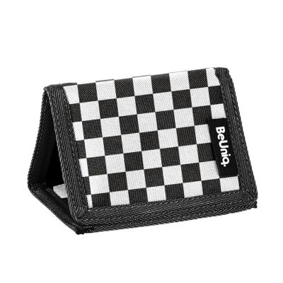 Opakowanie Portfel czarny kratka BeUniq BU26ZJ-882