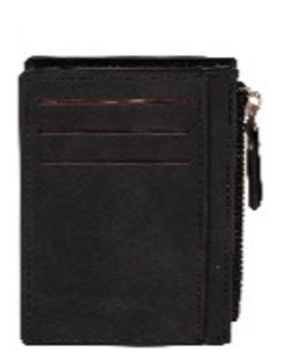 Portfel na karty z suwakiem czarny. Wydawca: Antra. SmakLiter.pl Opakowanie Portfel na karty z suwakiem czarny