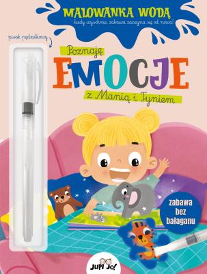 Poznaję emocje z Manią i Tyniem. Autor: Młodnicka Magdalena. SmakLiter.pl Okładka książki Poznaję emocje z Manią i Tyniem