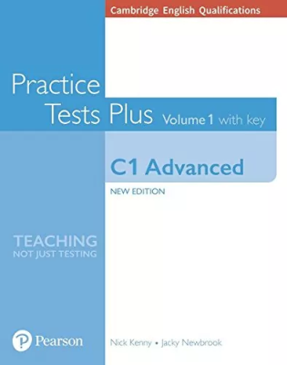 Okładka książki Practice Tests Plus. Volume 1 with key C1 Advanced