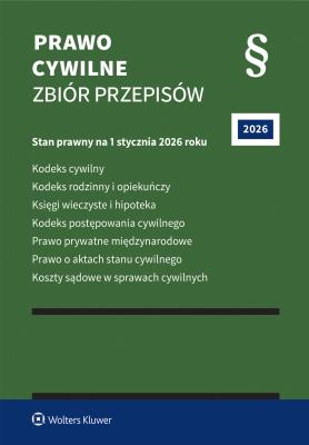 Okładka książki Prawo cywilne. Zbiór przepisów. 2026