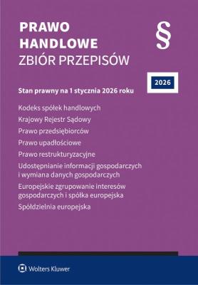 Okładka książki Prawo handlowe. Zbiór przepisów. 2026