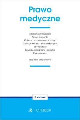 Okładka książki Prawo medyczne oraz inne akty prawne