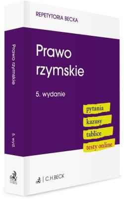 Okładka książki Prawo rzymskie. Pytania. Kazusy. Tablice. Testy online