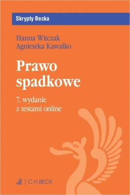 Okładka książki Prawo spadkowe z testami online