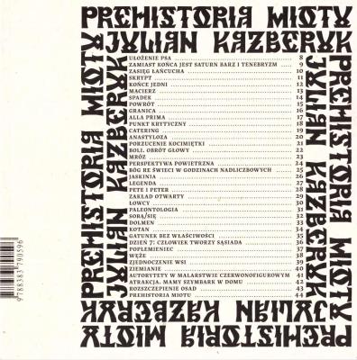 Okładka książki Prehistoria miotu
