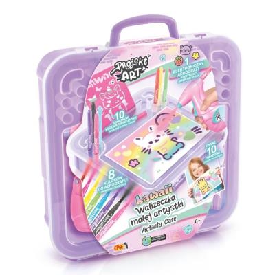 Opakowanie Projekt Art z aerografem - Walizka artystki Kawaii