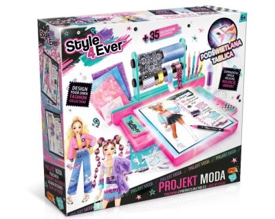 Opakowanie Projekt Moda. Pracownia z podświetlaną tablicą
