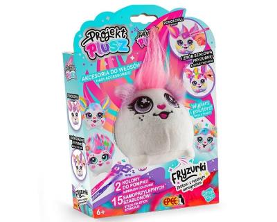 Opakowanie Projekt Plusz Fryzurki - Różyczka