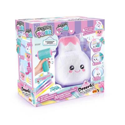 Opakowanie Projekt Plusz z aerografem - Urodzinowy Torcik