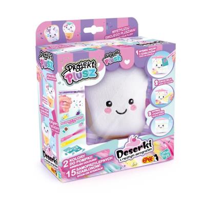 Opakowanie Projekt Plusz z ręcznym aerografem - Chałka