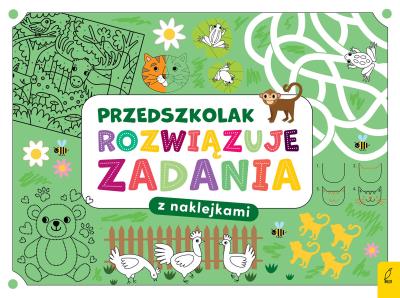 Okładka książki Przedszkolak rozwiązuje zadania Zeszyt zielony