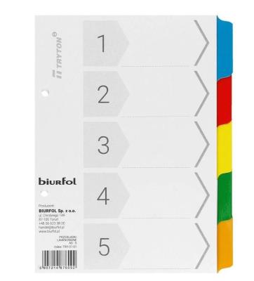 Opakowanie Przekładki kartonowe A5 laminowane