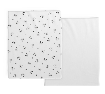 Opakowanie Prześcieradło do łóżeczka Next2me Panda szt