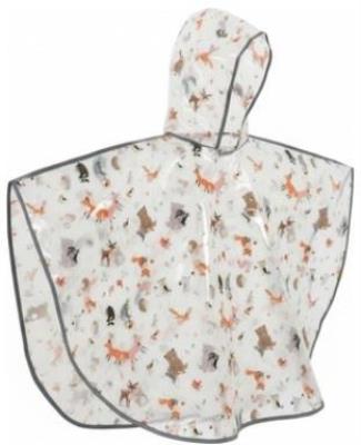 Opakowanie Przezroczyste ponczo przeciwdeszczowe odblask