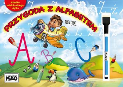 Przygoda z alfabetem. Autor: Opracowanie zbiorowe. SmakLiter.pl Okładka książki Przygoda z alfabetem