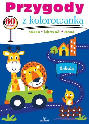 Okładka książki Przygody z kolorowanką