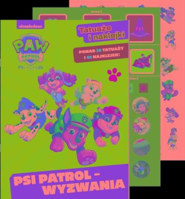 Okładka książki Psi Patrol. Tatuaże i naklejki