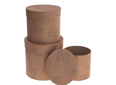 Pudełko Flower Box 3szt brązowy ROZETTE. Wydawca: ROZETTE. SmakLiter.pl Opakowanie Pudełko Flower Box 3szt brązowy ROZETTE