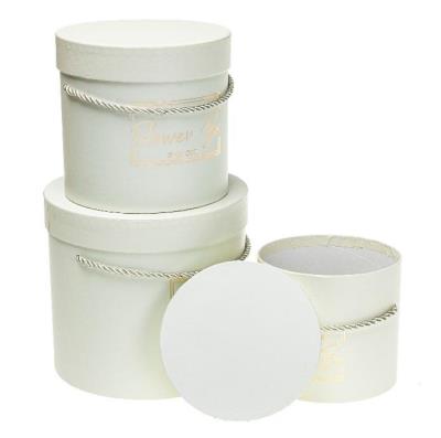 Pudełko Flower Box 3szt kremowy ROZETTE. Wydawca: ROZETTE. SmakLiter.pl Opakowanie Pudełko Flower Box 3szt kremowy ROZETTE