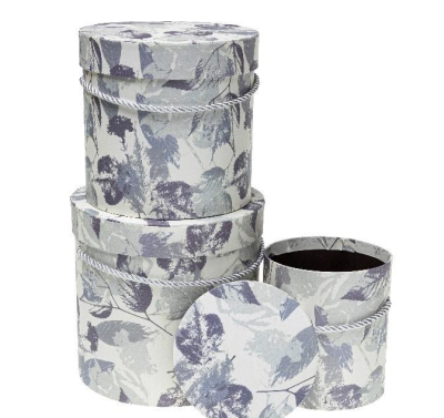 Pudełko Flower Box 3szt liście ROZETTE. Wydawca: ROZETTE. SmakLiter.pl Opakowanie Pudełko Flower Box 3szt liście ROZETTE