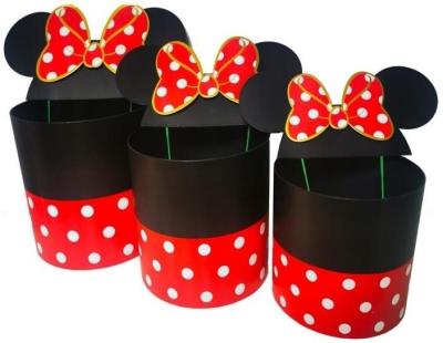 Pudełko Flower Box 3szt okrągłe Micky czerw ROZETT. Wydawca: ROZETTE. SmakLiter.pl Opakowanie Pudełko Flower Box 3szt okrągłe Micky czerw ROZETT