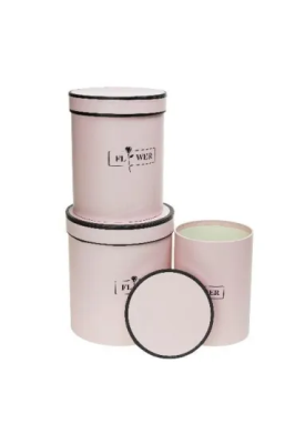 Pudełko Flower Box 3szt różowy ROZETTE. Wydawca: ROZETTE. SmakLiter.pl Opakowanie Pudełko Flower Box 3szt różowy ROZETTE