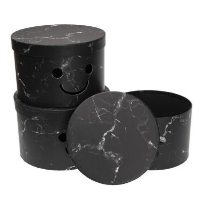 Pudełko Flower Box 3szt Smile czarny ROZETTE. Wydawca: ROZETTE. SmakLiter.pl Opakowanie Pudełko Flower Box 3szt Smile czarny ROZETTE