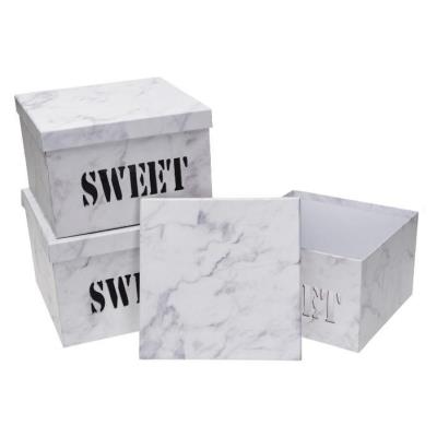 Pudełko Flower Box 3szt Sweet biały ROZETTE. Wydawca: ROZETTE. SmakLiter.pl Opakowanie Pudełko Flower Box 3szt Sweet biały ROZETTE