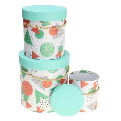 Pudełko Flower Box 3szt zielony ROZETTE. Wydawca: ROZETTE. SmakLiter.pl Opakowanie Pudełko Flower Box 3szt zielony ROZETTE