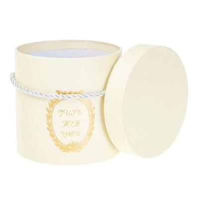 Opakowanie Pudełko Flower Box kremowy ROZETTE