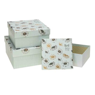 Pudełko kwadrat 3szt zielony ROZETTE. Wydawca: ROZETTE. SmakLiter.pl Opakowanie Pudełko kwadrat 3szt zielony ROZETTE